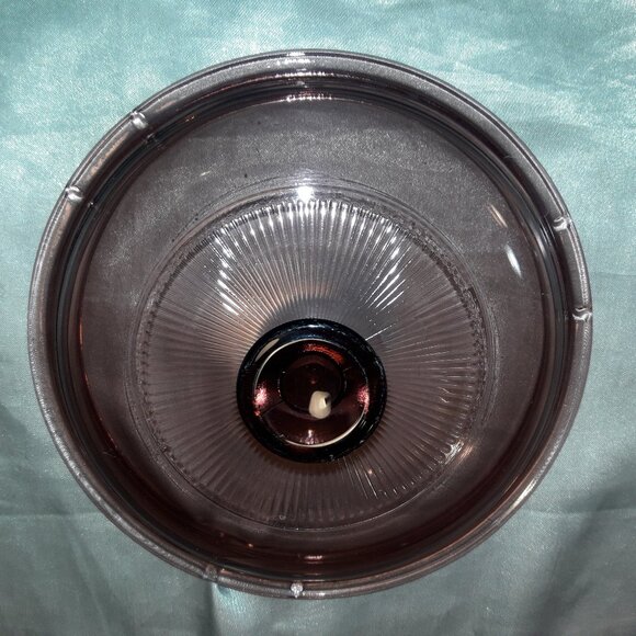 Vintage 90s Cranberry Visions Pyrex Corning 1 L All-Glass Purple Saucepan w/Lid - Picture 9 of 12